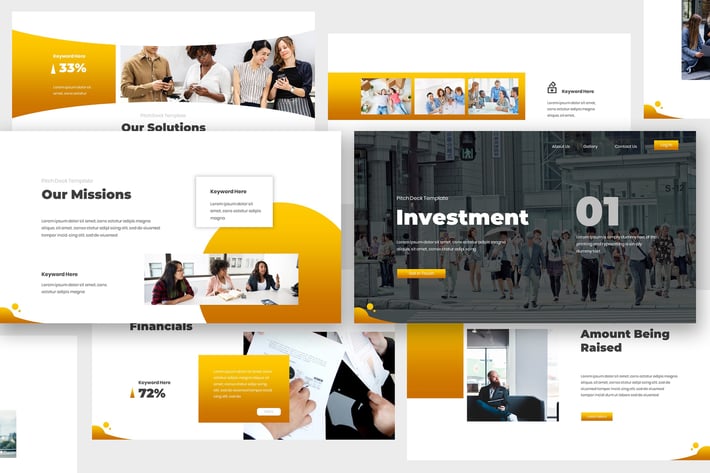 Investment Pitch Deck Keynote Template