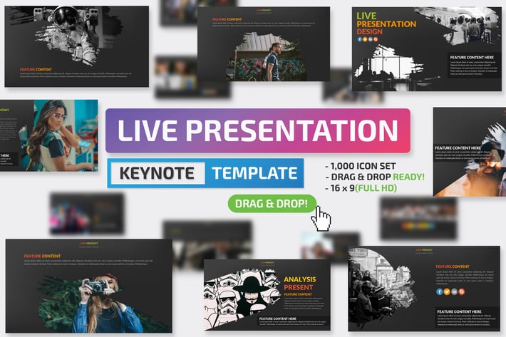 Live Keynote Presentation Template