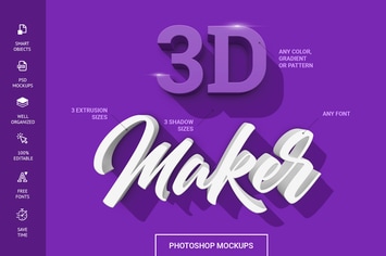 3D Maker - Text Effects