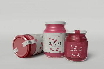 Jam Jar Mockup