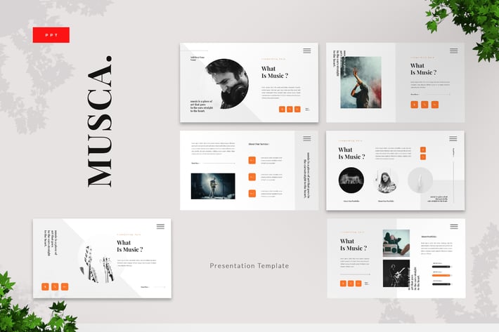 Musca - Music Powerpoint Template
