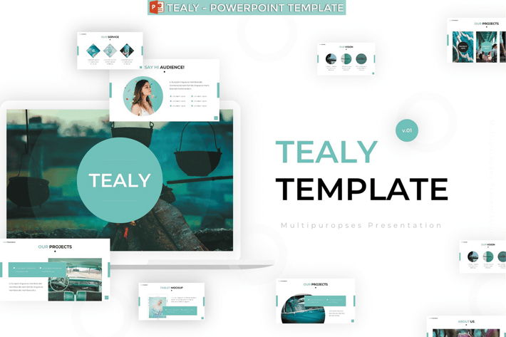 Tealy - Powerpoint Template