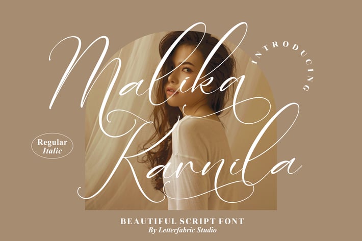Malika Kanila Beautiful Script Font