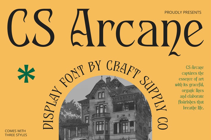 Arcane – Decorative Font