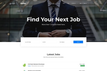 Keller - Job Board HTML Template