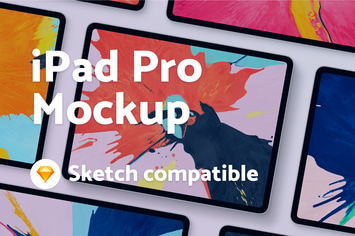 iPad Pro Mockup - Sketch