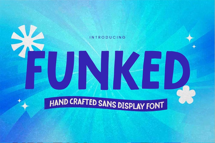 Funked - Hand Crafted Sans Display Font