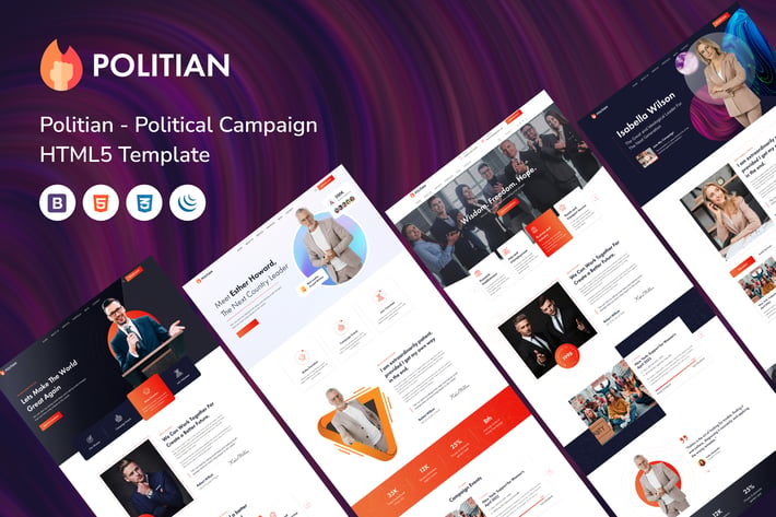 Politian - Political Campaign HTML5 Template