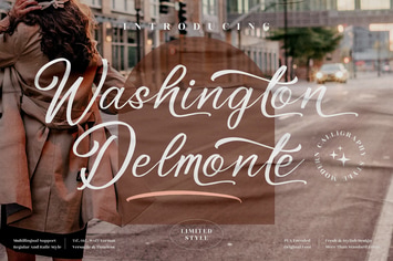 Washington Delmonte Modern Script
