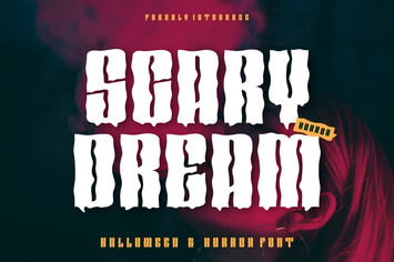 Scary Dream - Halloween & Horror Font