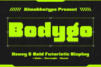Bodygo - Boxy Display Font