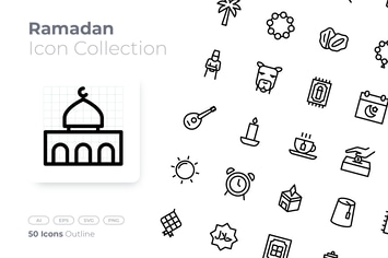 Ramadan Outline Icon