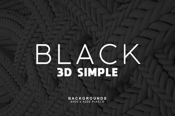 Simple 3D Black Backgrounds 1