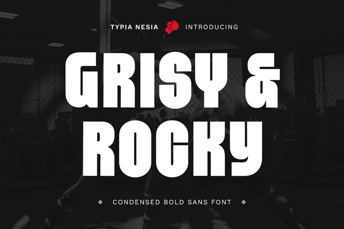 Grisy & Rocky - Condensed Bold Sans Serif