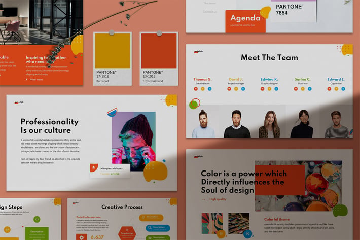 Artefak - Geometric Keynote Template