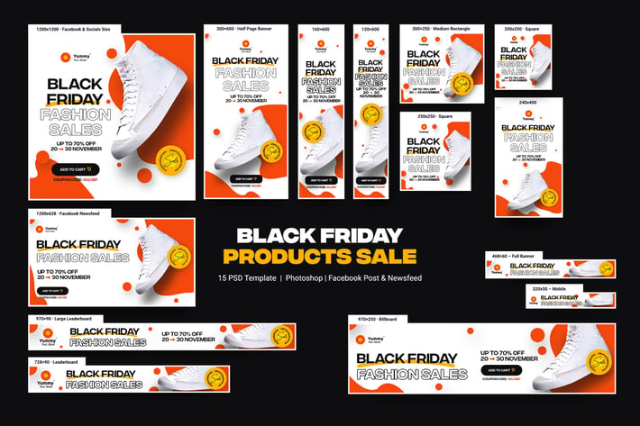 Black Friday Sale Banners Ad