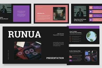Runua : Cyber Security Keynote Templates