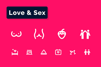 Love & Sex Icons Set