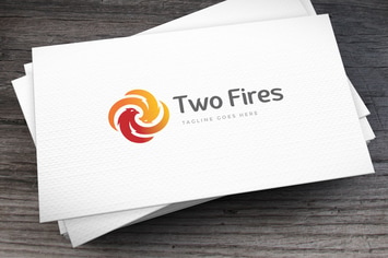 Two Fires Logo Template