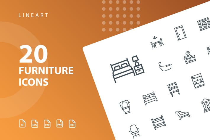 Furniture Lineart Part 1