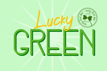 Lucky Green Font Duo