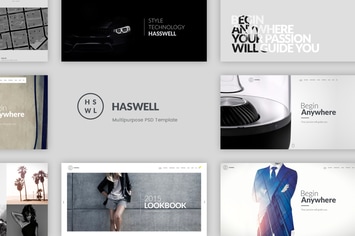 Haswell – Multipurpose PSD Template