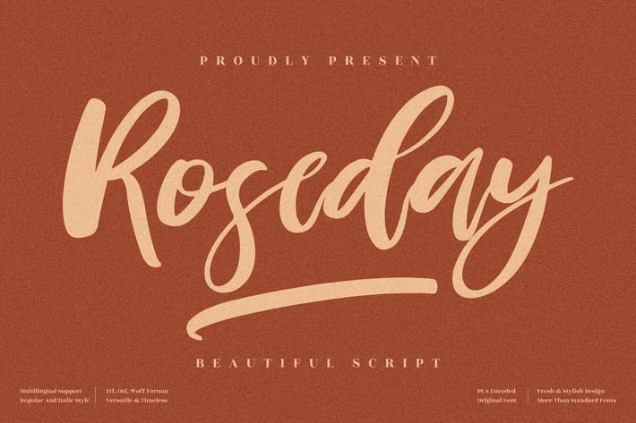 Roseday Handwritten Font