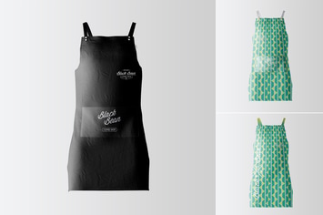 Restaurant and Home Kitchen Apron Mockup-05