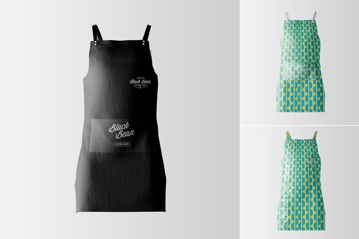 Restaurant and Home Kitchen Apron Mockup-05