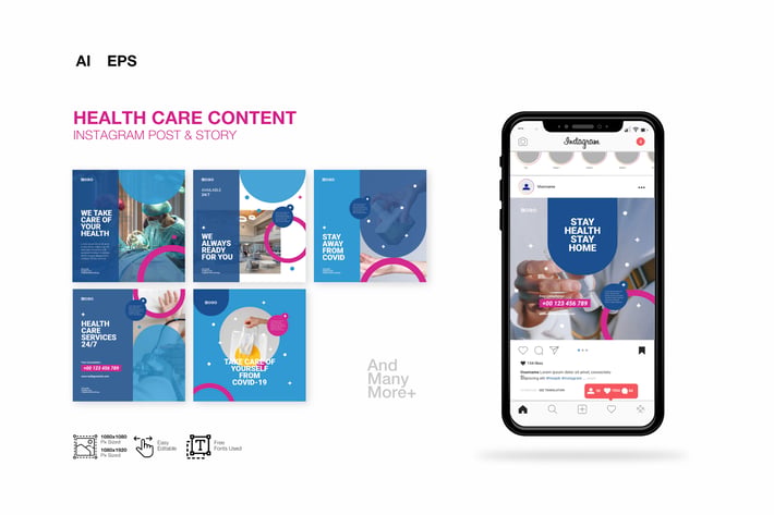 Korovid Medical Health Instagram Template