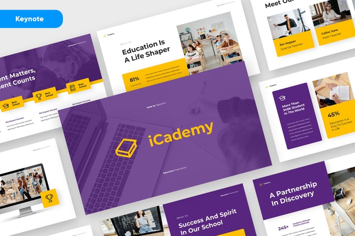 iCademy - Education Keynote Template