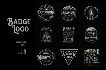 Badge Logo - Adventure Series Vol. 1