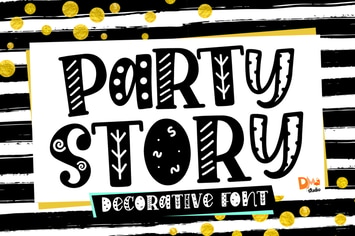 Party Story - Decorative Font 
