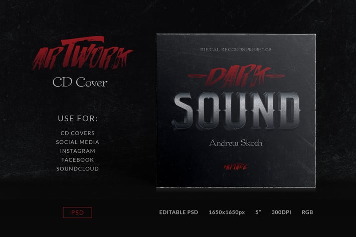Dark Music Cover Artwork