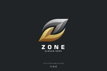 Abstract Bold Letter Z Luxury Logo 