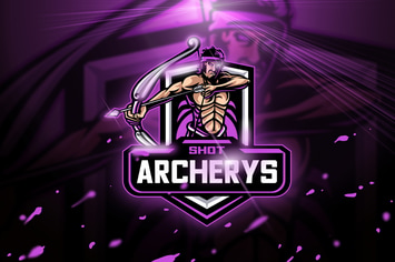 Archery Shot - Mascot & Esport logo