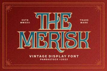 Merisk - Modern Vintage Font