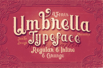 Umbrella - 4 Display Fonts