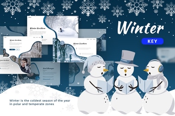 Winter - Creative keynote Template