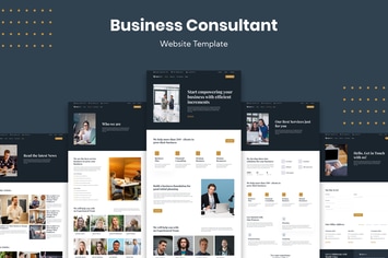 Business Consultant Website Template