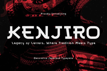 Kenjiro - Japanese Decorative Sans