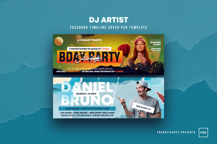 DJ Artist Facebook Cover