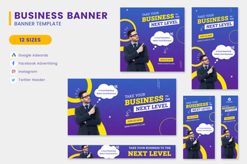 Bussiess Marketing Google Adwords Banner Template