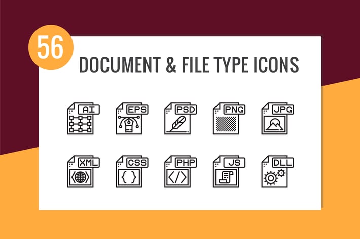 Document and File Type Icons