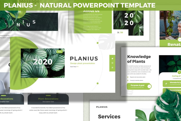 Planius - Natural Powerpoint Template