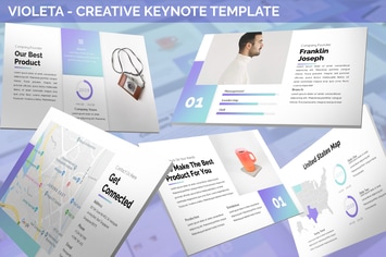 Violeta - Creative Keynote Template