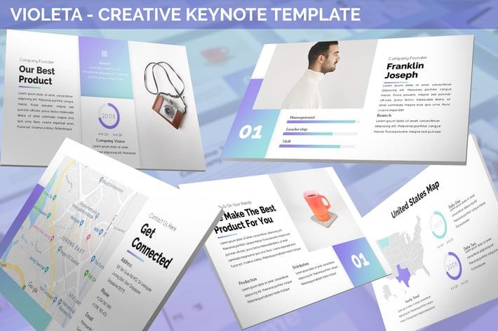 Violeta - Creative Keynote Template