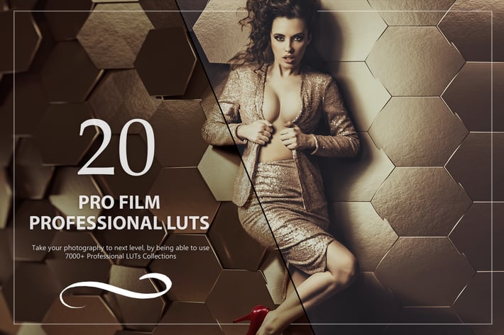 20 Pro Film LUTs Pack