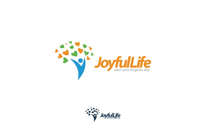 Joyful Life - Wellness & Health Logo