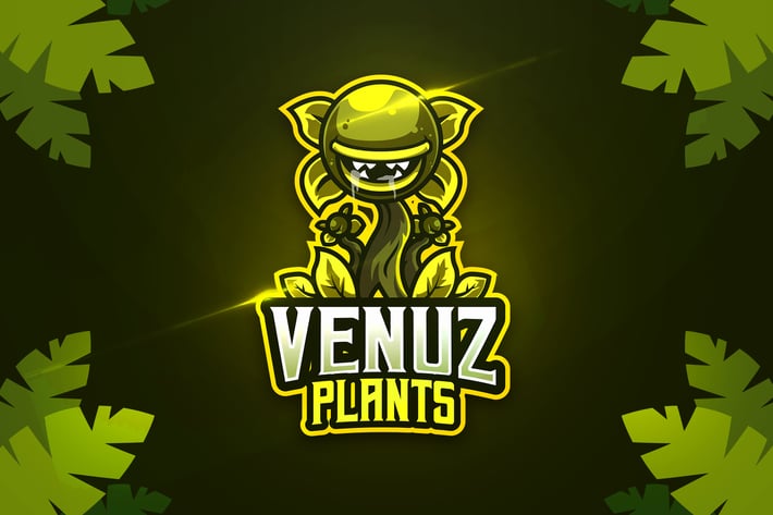 Venuz Plants - Mascot & Esport Logo